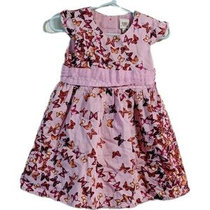Ted Baker Pink and Orange Butterfly Dress‎